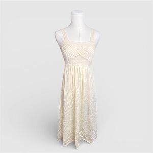 Vintage Vassarette Cream Lace Slip Dress Size Small